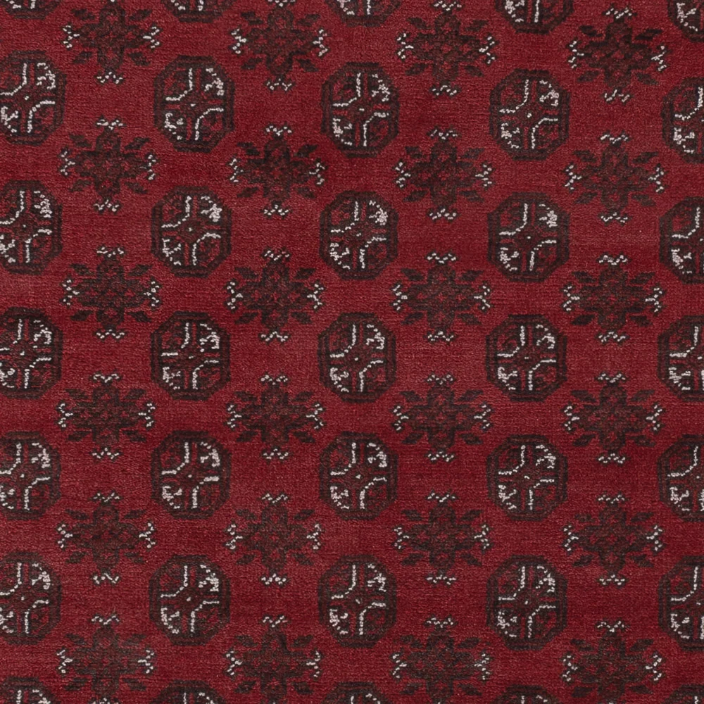 Afghansk teppe - Filpa - 288 x 198 cm - mørk rød