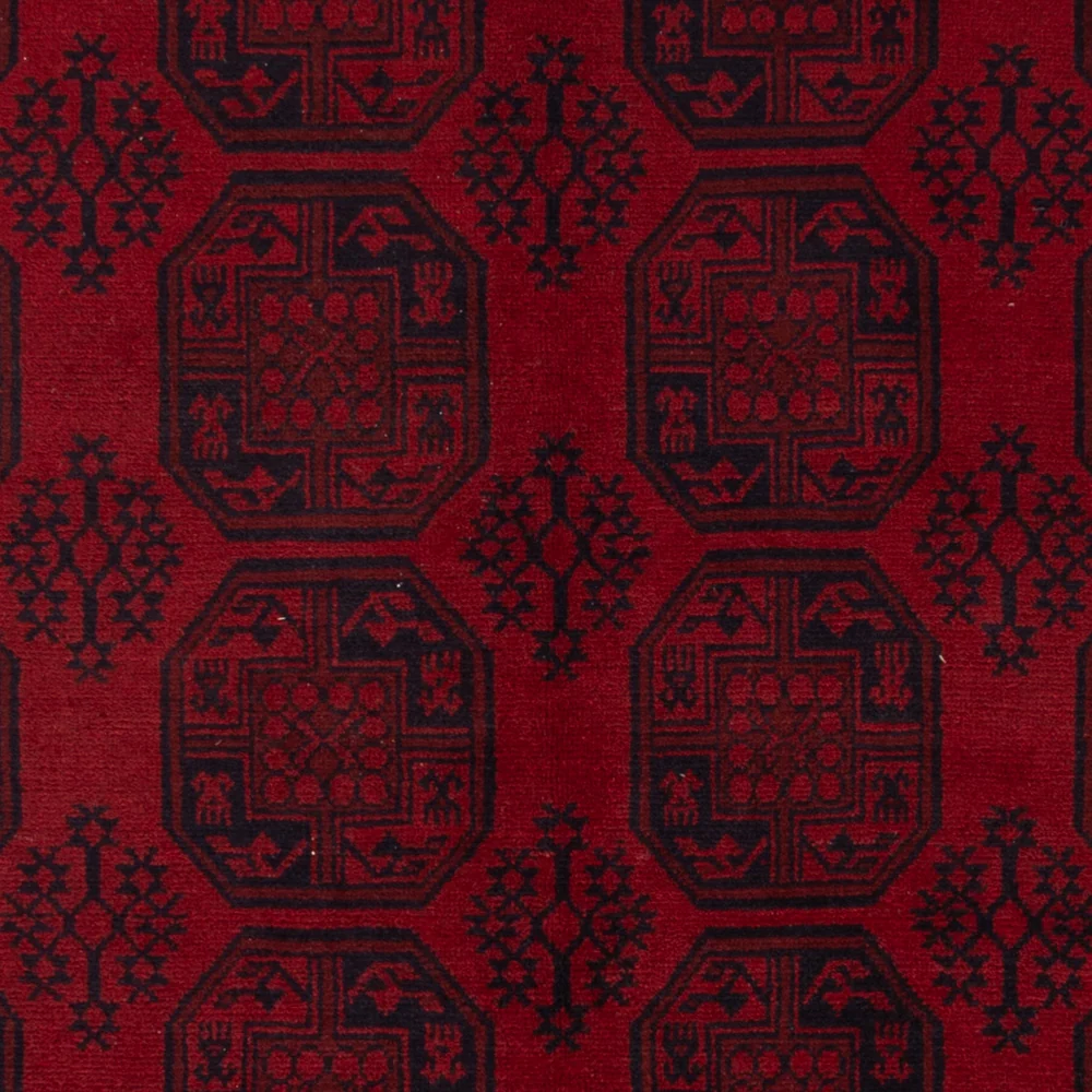 Afghansk teppe - Filpa - 300 x 245 cm - rød