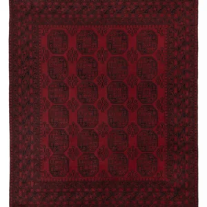 Afghansk teppe - Filpa - 301 x 249 cm - rød