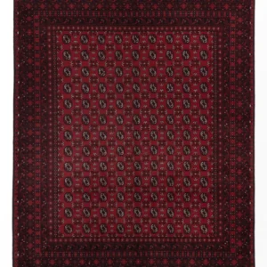 Afghansk teppe - Filpa - 302 x 245 cm - rød