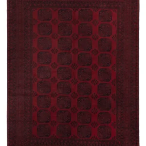 Afghansk teppe - Filpa - 338 x 258 cm - rød