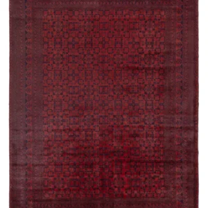 Afghansk teppe - Filpa - 347 x 253 cm - rød