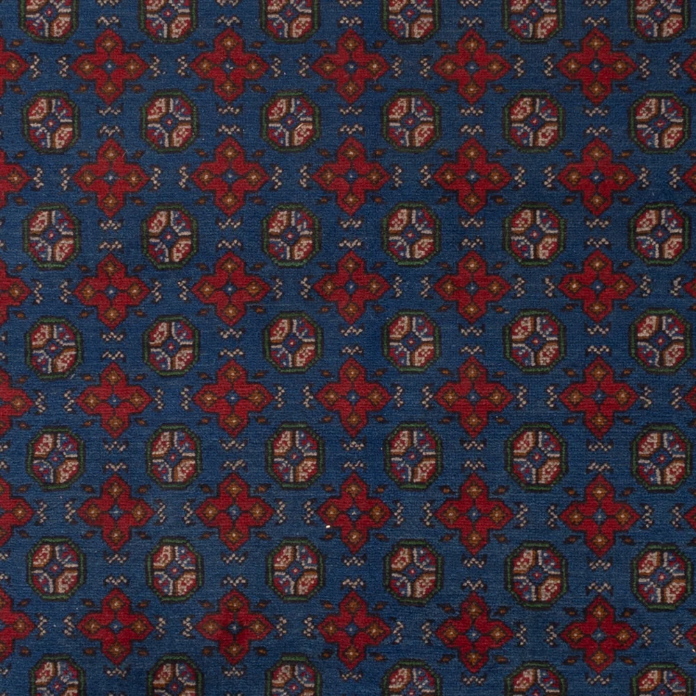 Afghansk teppe - Filpa - 355 x 252 cm - blå
