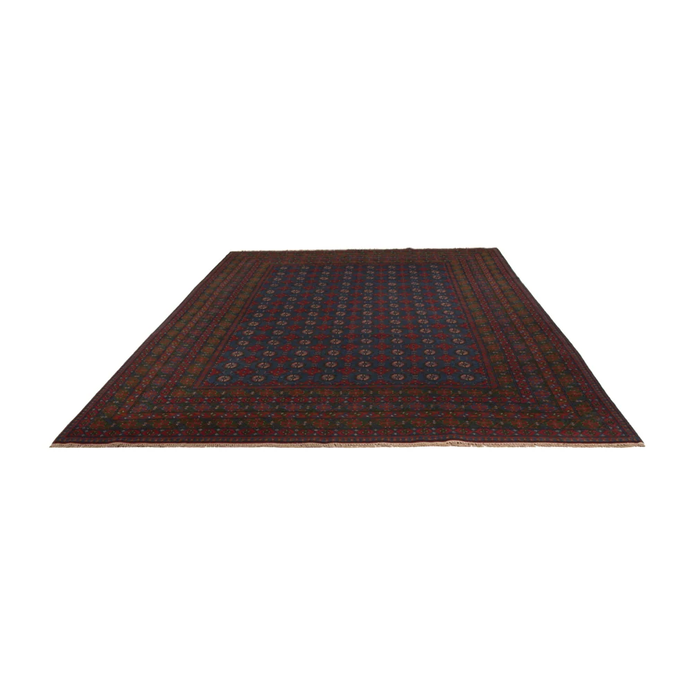 Afghansk teppe - Filpa - 355 x 252 cm - blå