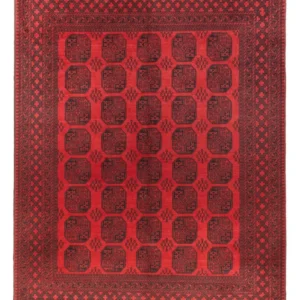 Afghansk teppe - Filpa - 384 x 295 cm - rød