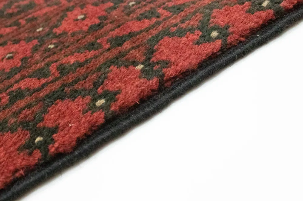 Afghansk teppe - Filpa - 391 x 299 cm - mørk rød