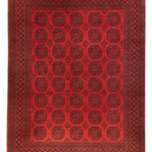 Afghansk teppe - Filpa - 401 x 309 cm - rød