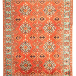 Afghansk teppe - Hatshlu - 273 x 213 cm - lys rød