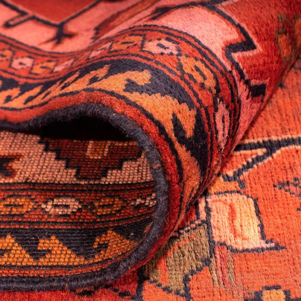 Afghansk teppe - Hatshlu - 300 x 205 cm - lys rød