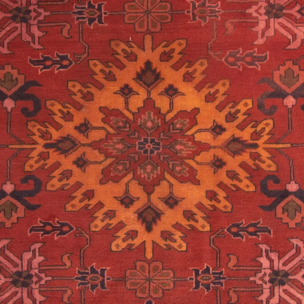 Afghansk teppe - Hatshlu - 313 x 210 cm - mørk rød
