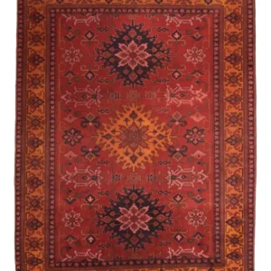 Afghansk teppe - Hatshlu - 313 x 210 cm - mørk rød