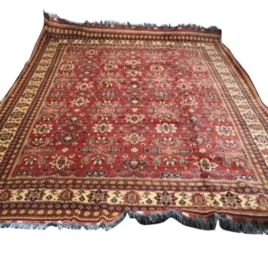 Afghansk teppe - Hatshlu - 492 x 401 cm - rød