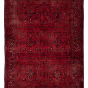 Afghansk teppe - Royal - 139 x 101 cm - rød