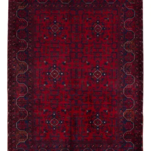 Afghansk teppe - Royal - 140 x 103 cm - rød