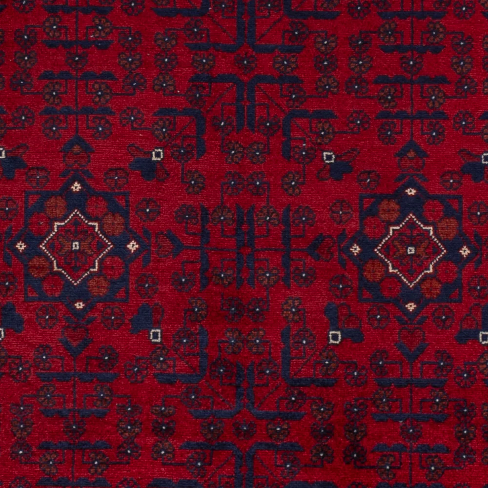 Afghansk teppe - Royal - 140 x 103 cm - rød