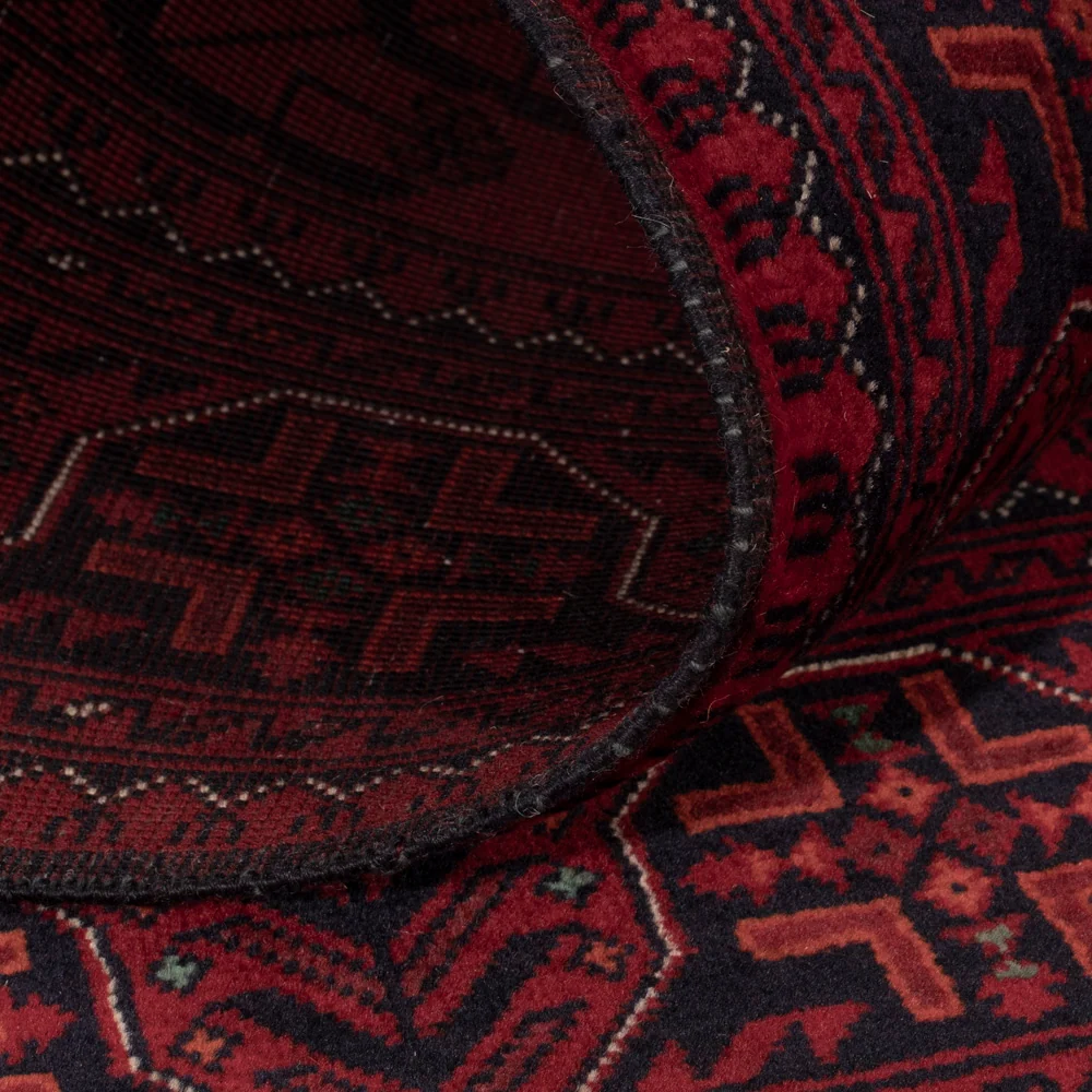Afghansk teppe - Royal - 141 x 100 cm - rød