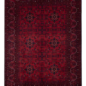 Afghansk teppe - Royal - 141 x 99 cm - rød