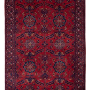 Afghansk teppe - Royal - 142 x 100 cm - rød
