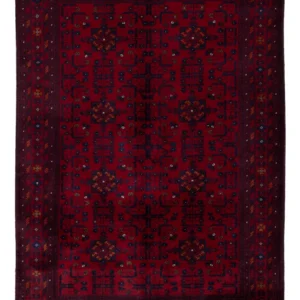 Afghansk teppe - Royal - 144 x 100 cm - rød