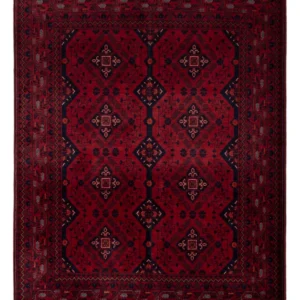 Afghansk teppe - Royal - 145 x 103 cm - rød