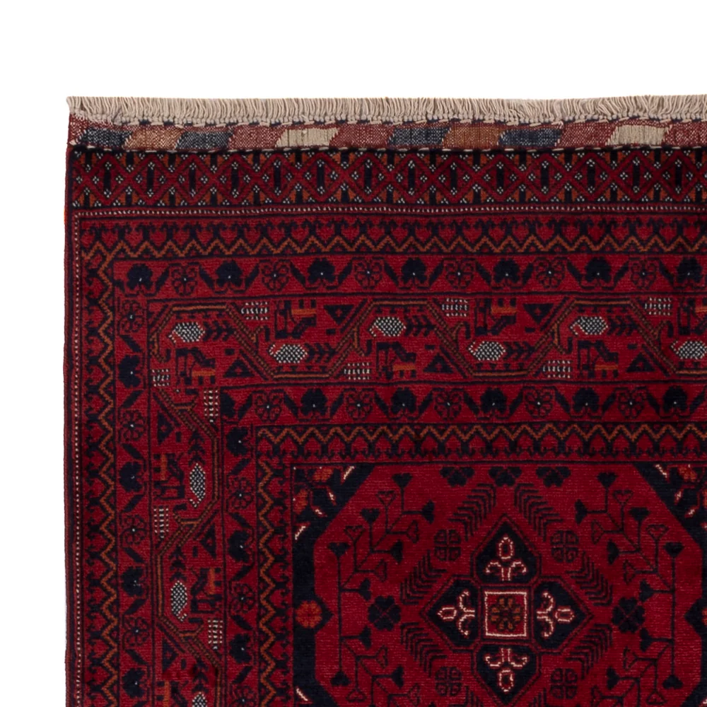 Afghansk teppe - Royal - 145 x 103 cm - rød