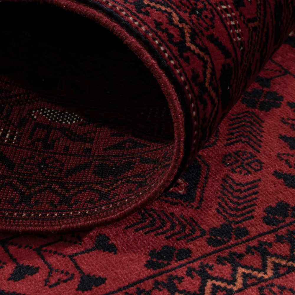 Afghansk teppe - Royal - 145 x 103 cm - rød