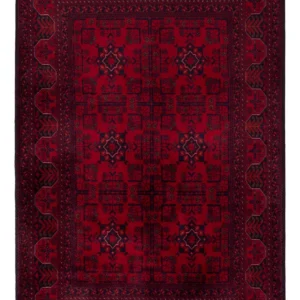 Afghansk teppe - Royal - 146 x 100 cm - rød