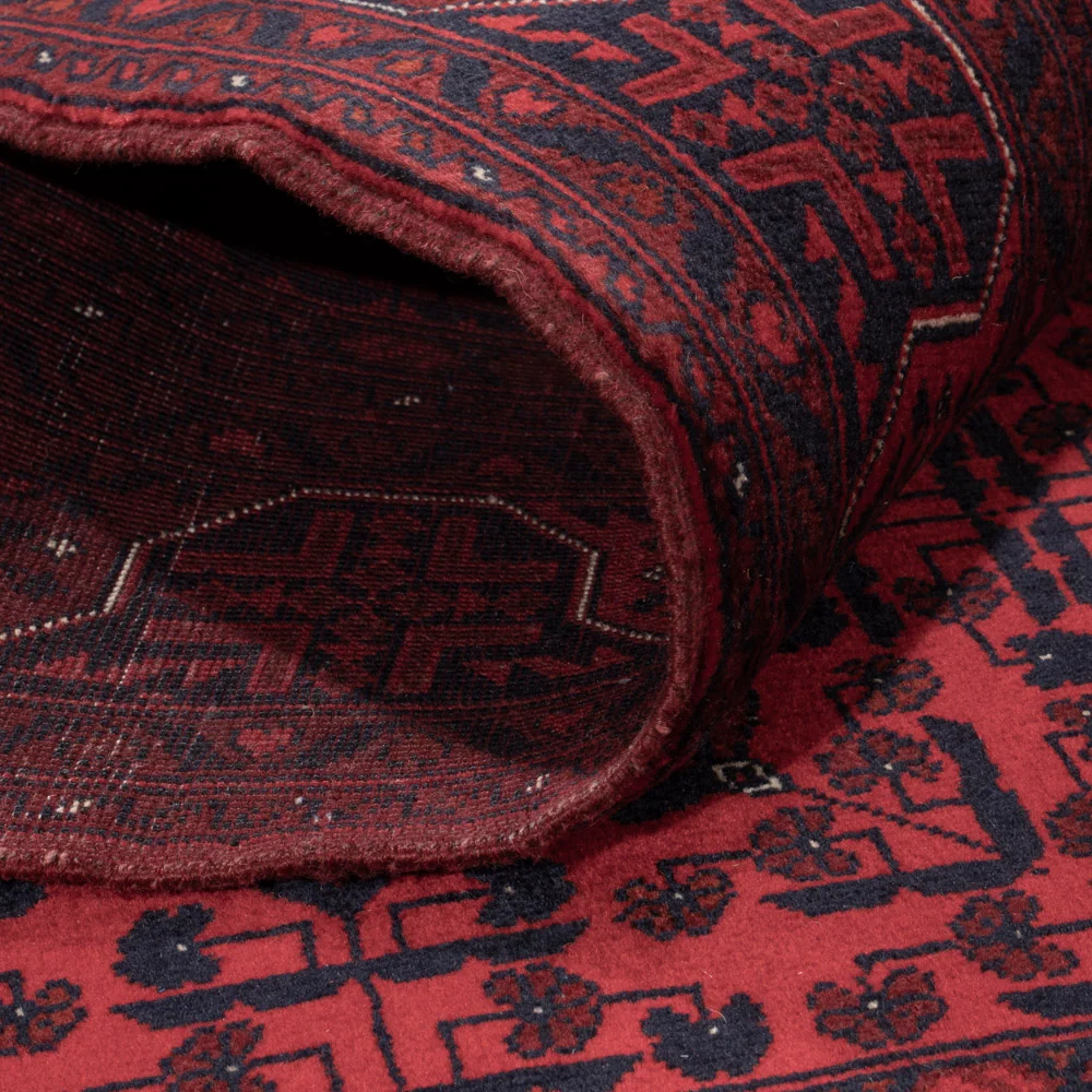 Afghansk teppe - Royal - 146 x 102 cm - rød