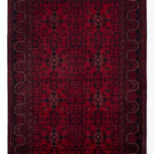 Afghansk teppe - Royal - 146 x 102 cm - rød