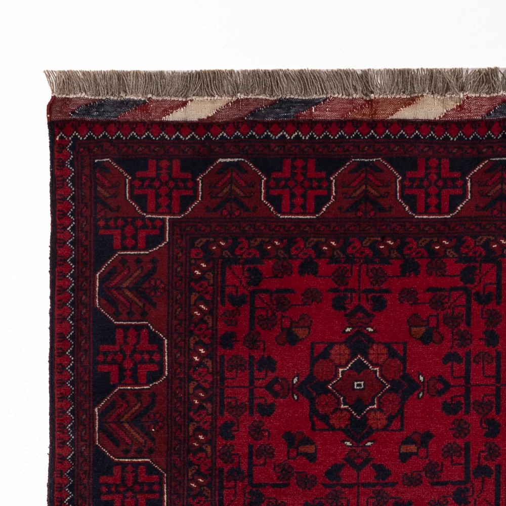 Afghansk teppe - Royal - 146 x 102 cm - rød