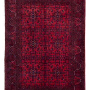Afghansk teppe - Royal - 146 x 102 cm - rød