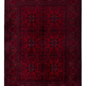 Afghansk teppe - Royal - 146 x 99 cm - rød