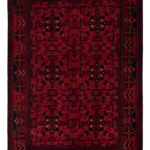 Afghansk teppe - Royal - 147 x 100 cm - rød
