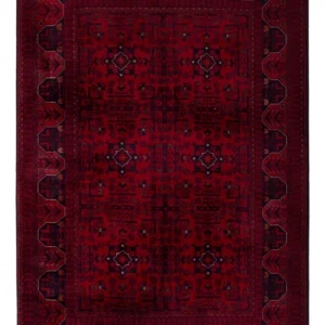 Afghansk teppe - Royal - 147 x 100 cm - rød