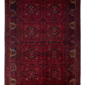 Afghansk teppe - Royal - 147 x 100 cm - rød