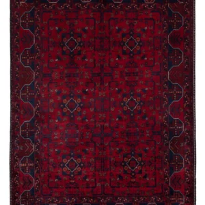 Afghansk teppe - Royal - 147 x 101 cm - rød