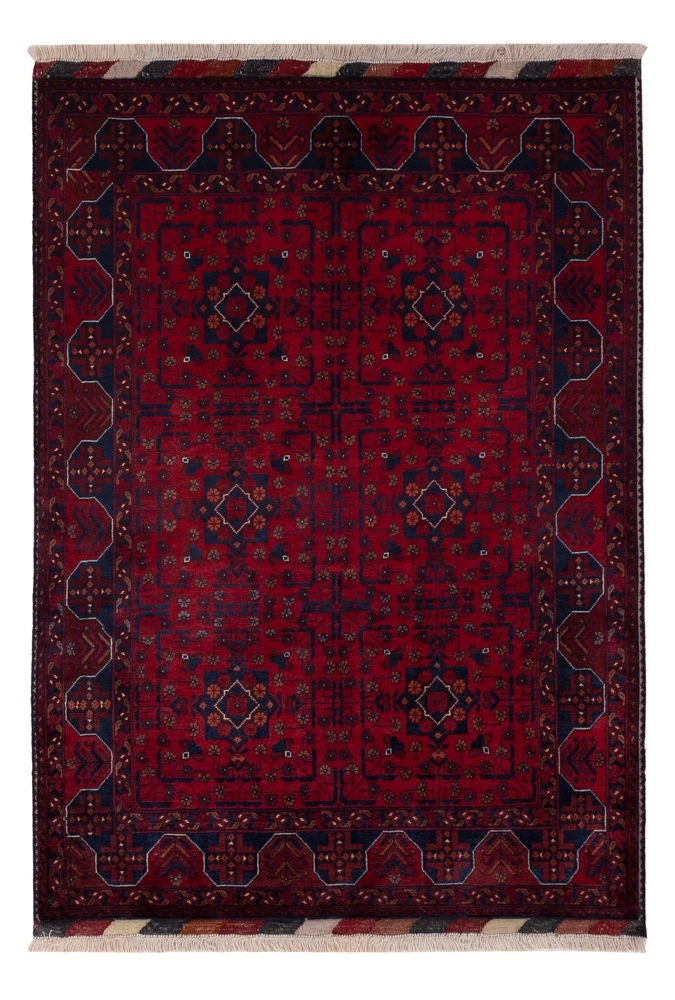 Afghansk teppe - Royal - 147 x 101 cm - rød