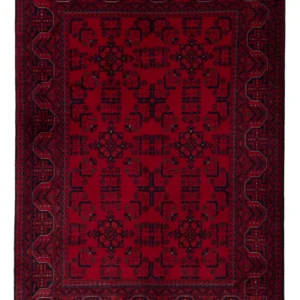 Afghansk teppe - Royal - 147 x 101 cm - rød