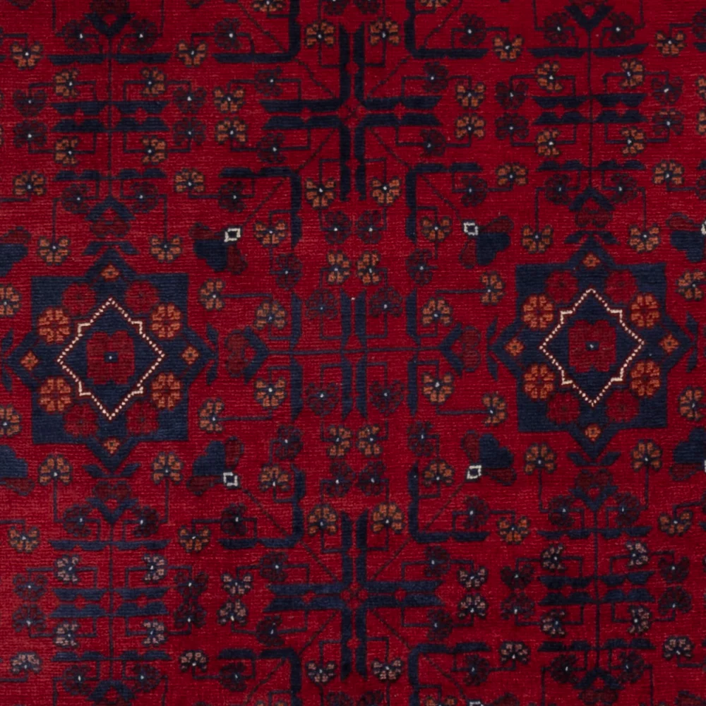 Afghansk teppe - Royal - 147 x 101 cm - rød