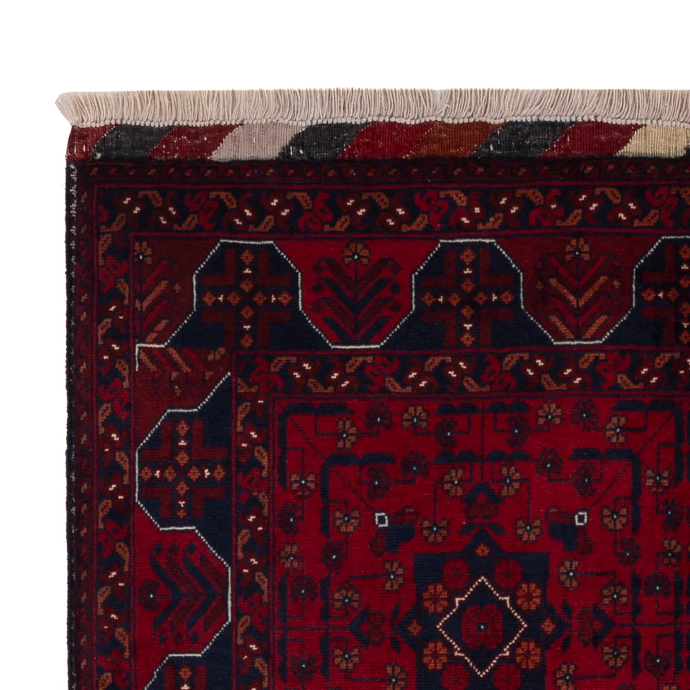 Afghansk teppe - Royal - 147 x 101 cm - rød