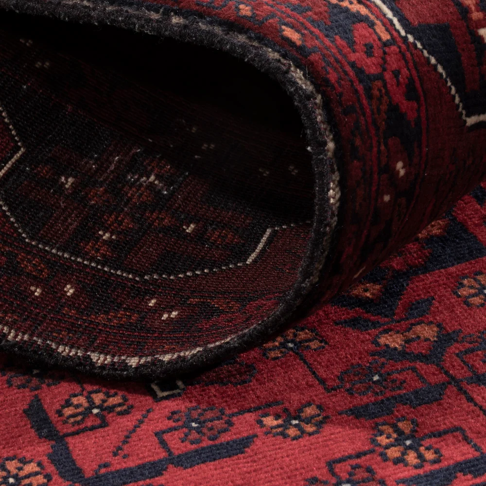 Afghansk teppe - Royal - 147 x 101 cm - rød