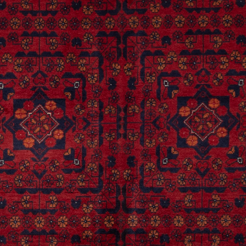 Afghansk teppe - Royal - 147 x 102 cm - rød