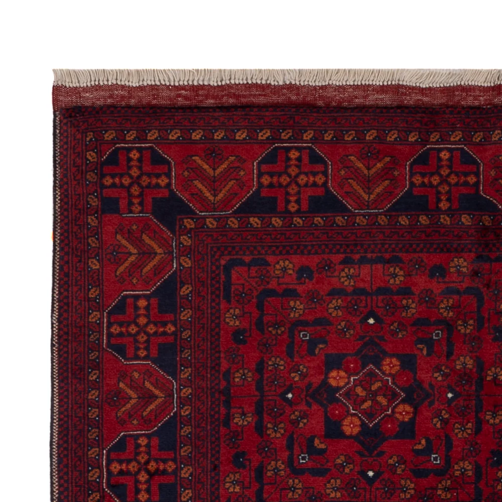 Afghansk teppe - Royal - 147 x 102 cm - rød