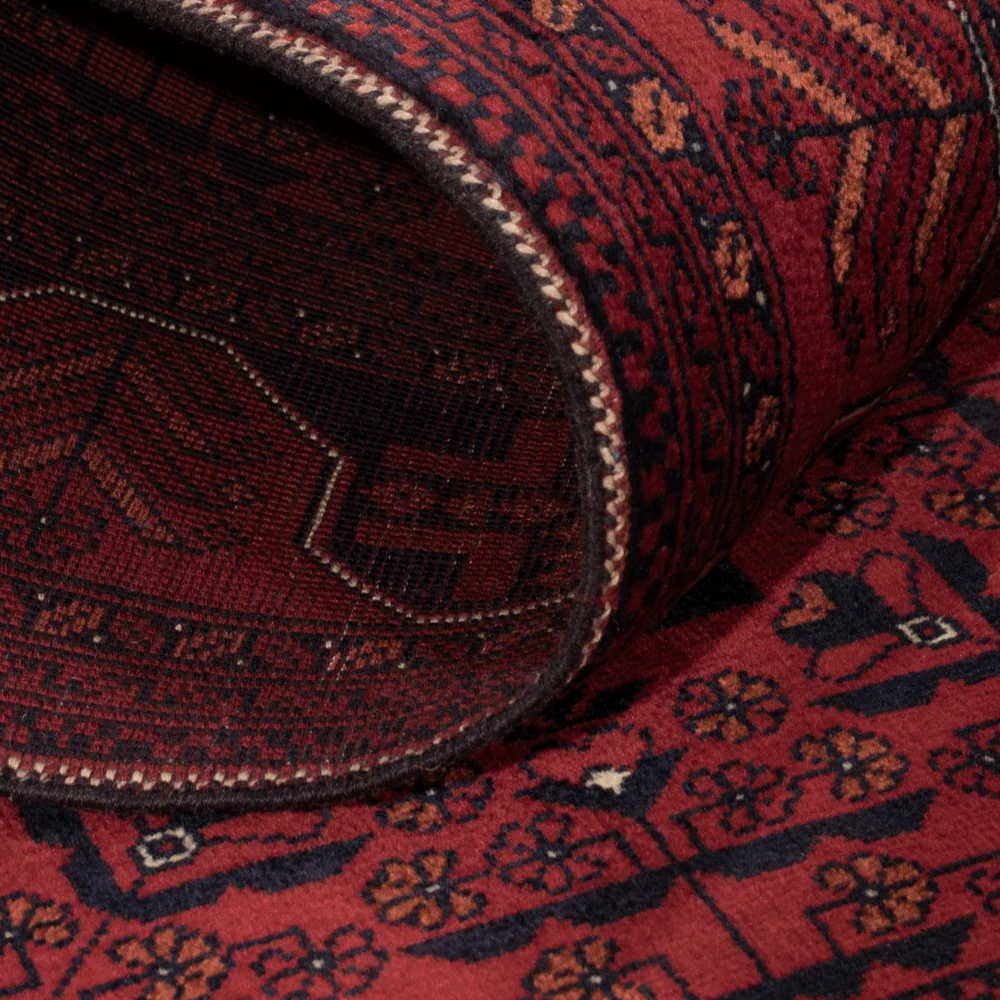Afghansk teppe - Royal - 147 x 102 cm - rød