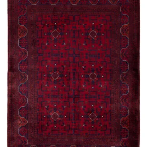 Afghansk teppe - Royal - 147 x 103 cm - rød