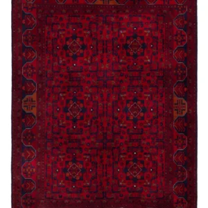 Afghansk teppe - Royal - 147 x 105 cm - rød