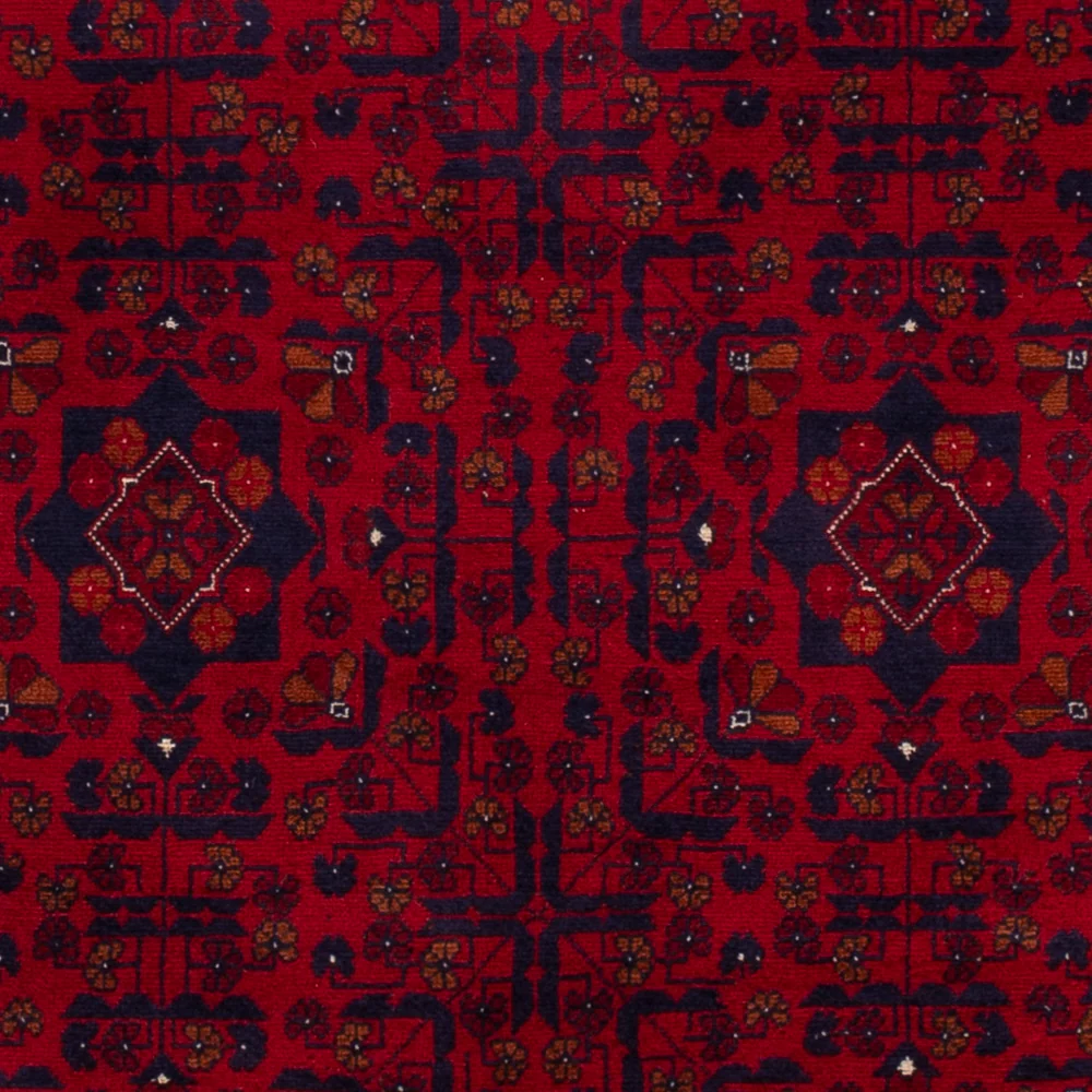 Afghansk teppe - Royal - 147 x 105 cm - rød