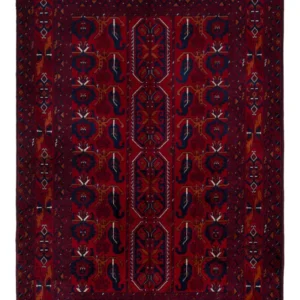 Afghansk teppe - Royal - 147 x 99 cm - rød