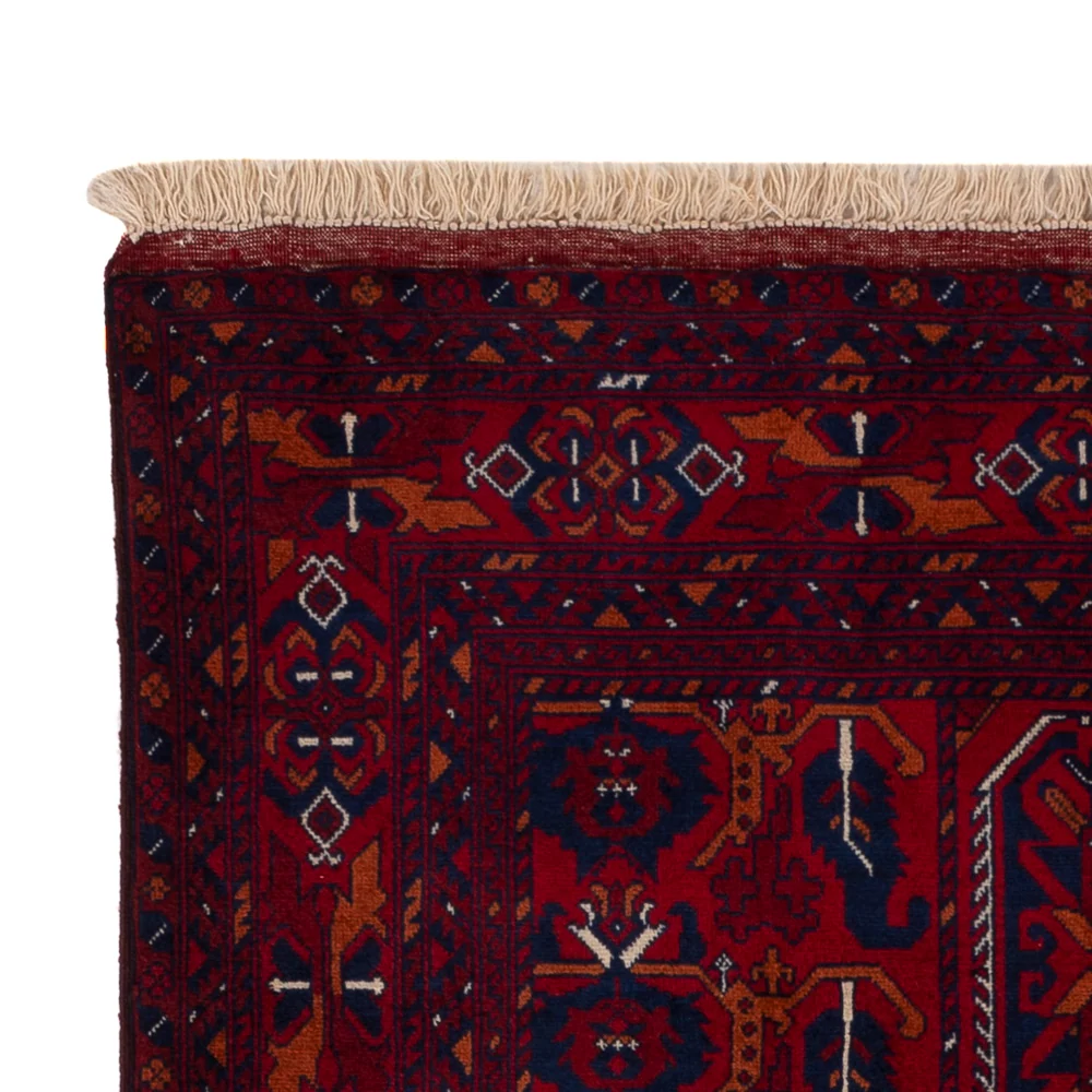 Afghansk teppe - Royal - 147 x 99 cm - rød