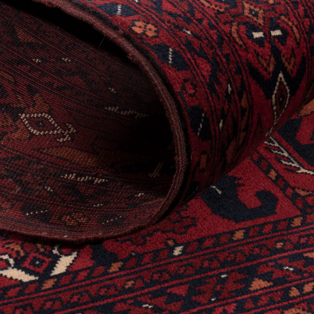 Afghansk teppe - Royal - 147 x 99 cm - rød